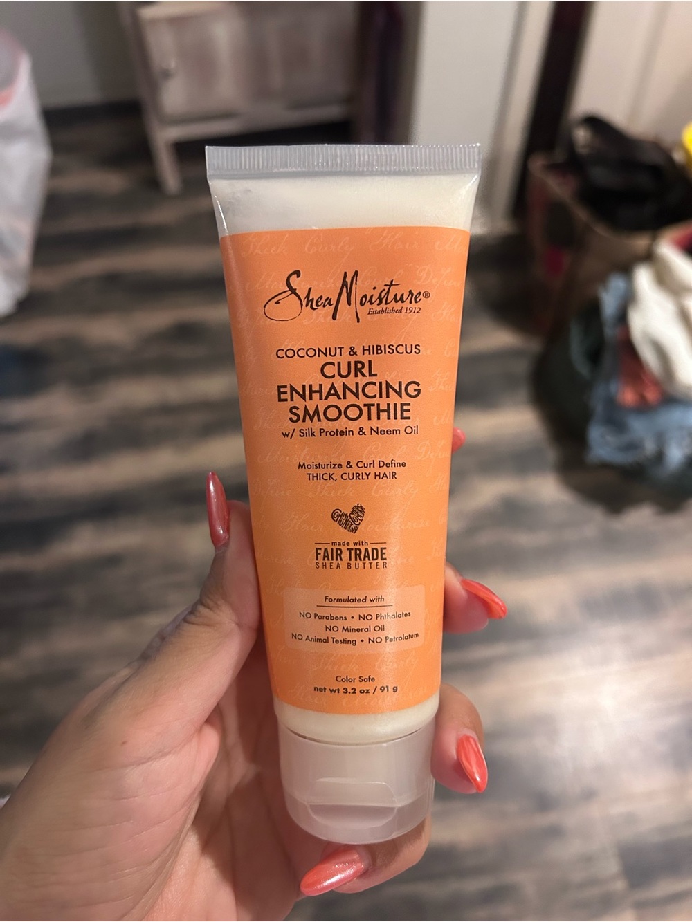 Shea Moisture Coconut & Hibiscus Curl Enhancing Smoothie - Orange Tube
